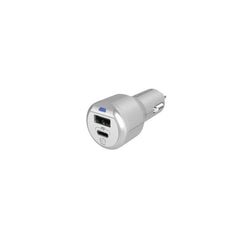 Scosche PowerVolt USB-C / USB-A Fast Charger Silver
