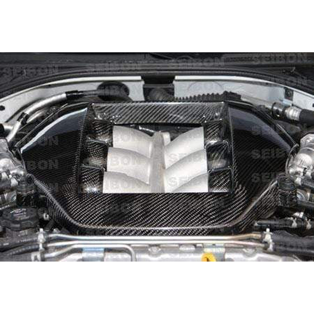 Seibon Carbon Fiber Engine Cover Nissan GT-R R35 2009-2011 | EC0910NSGTR