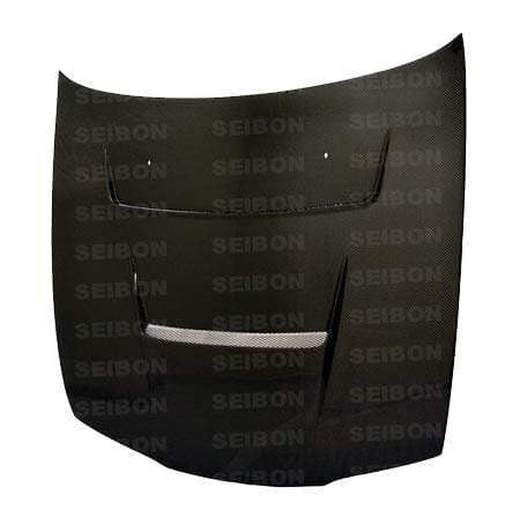 Seibon Carbon Fiber Hood DV Style 240SX 95-96 | HD9596NS240-DV