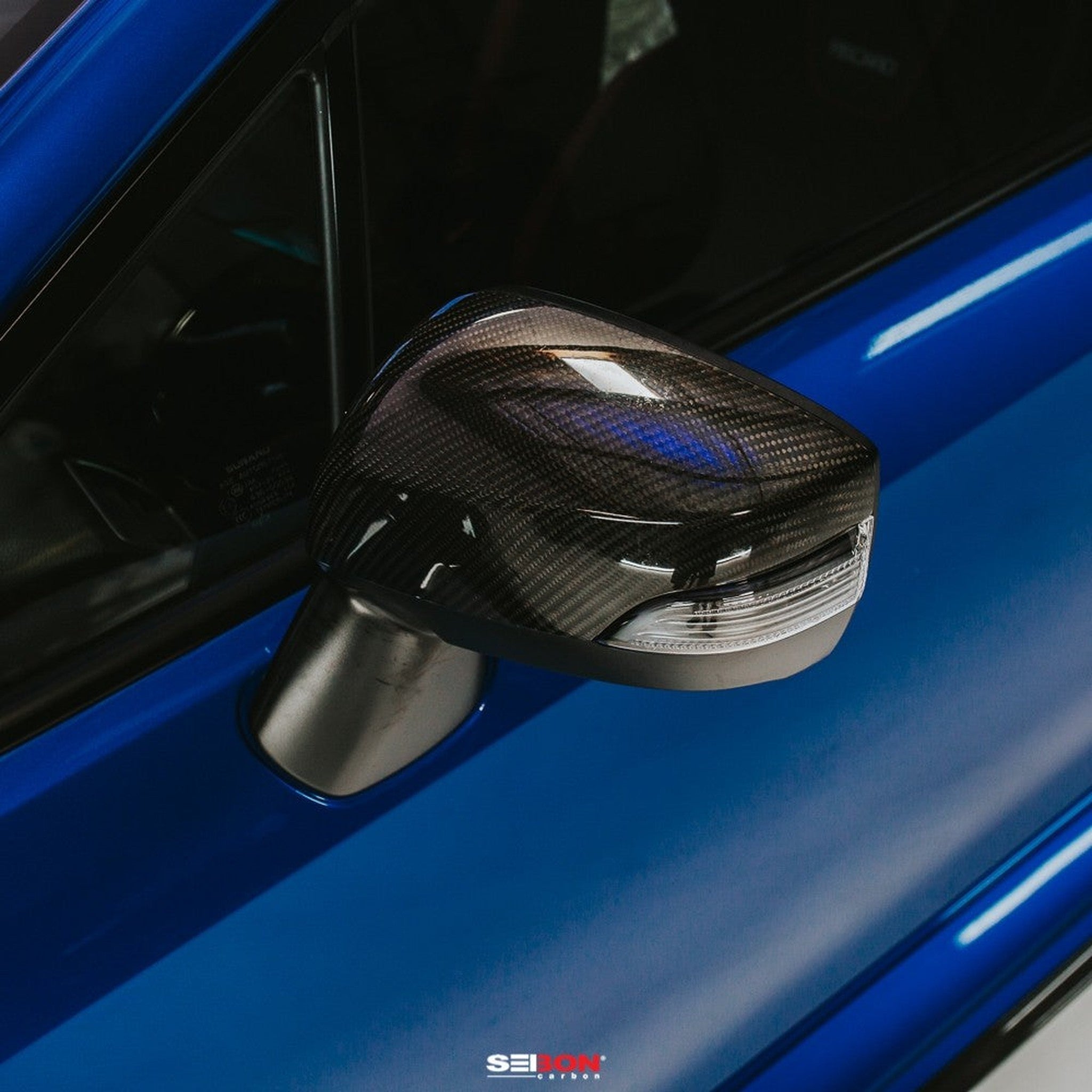Seibon Carbon Fiber Mirror Caps Subaru WRX / STI 2015-2021 | MC15SBIMP