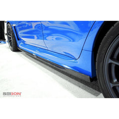 Seibon MB Style Carbon Fiber Side Skirts (Pair) Subaru WRX