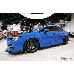 Seibon MB Style Carbon Fiber Side Skirts (Pair) Subaru WRX / STI 2015-2021 | SS15SBIMP-MB