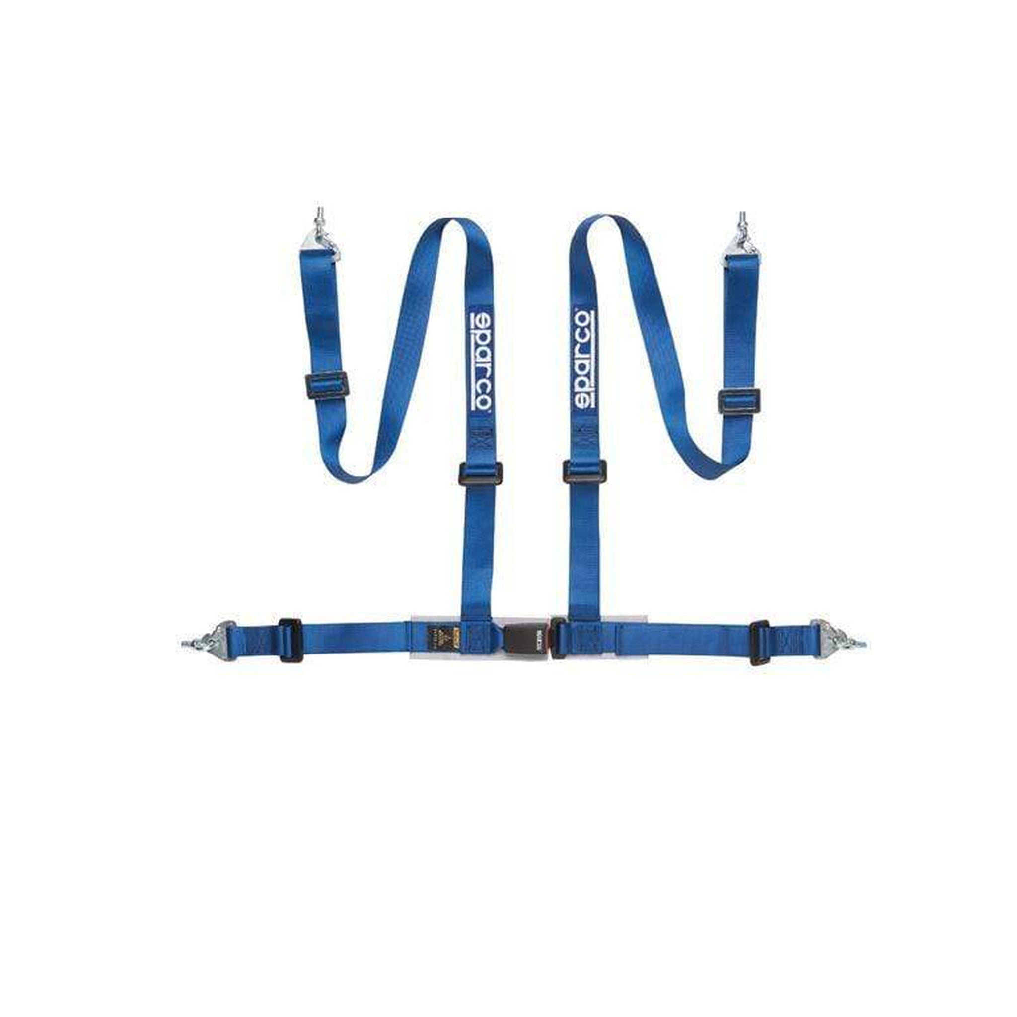 Sparco Belt 2 Inch 4Pt Bolt-In Blue | 04604BM1AZ