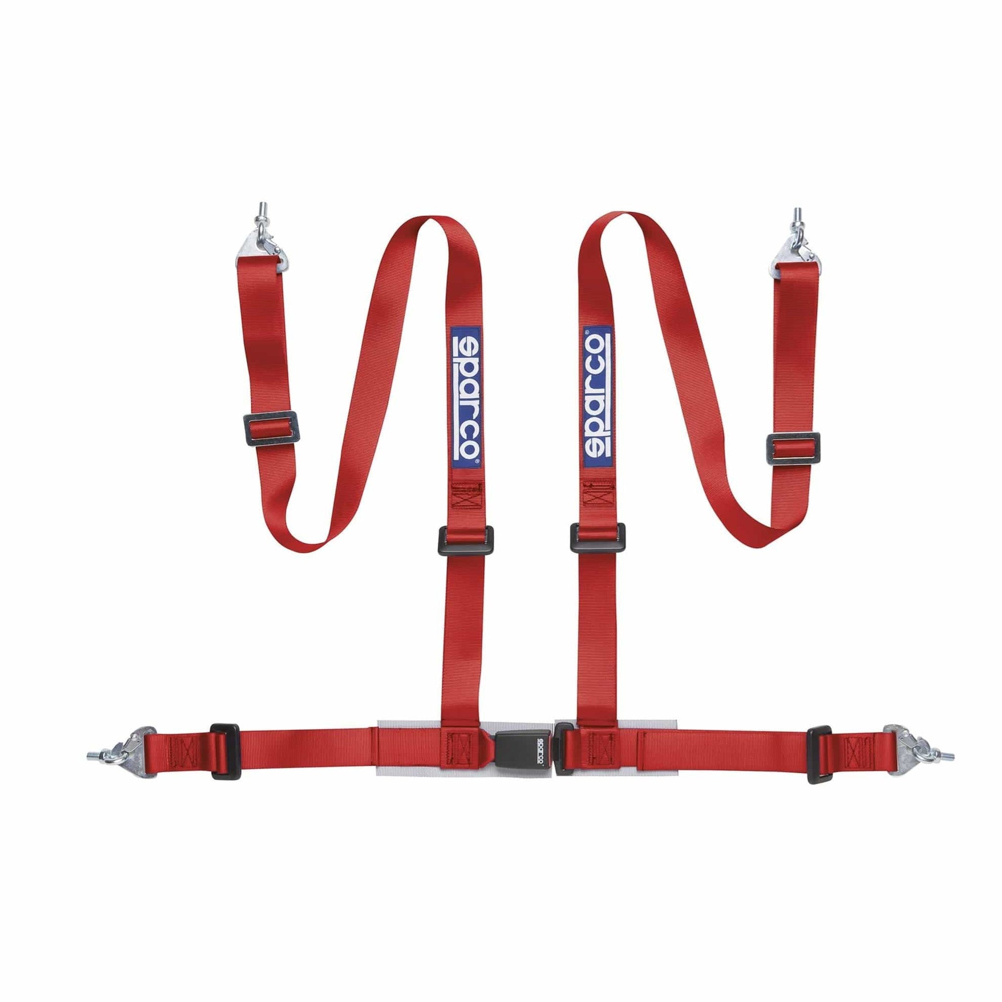 Sparco Belt 2 Inch 4Pt Bolt-In Red | 04604BM1RS