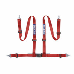 Sparco Belt 2 Inch 4Pt Bolt-In Red | 04604BM1RS