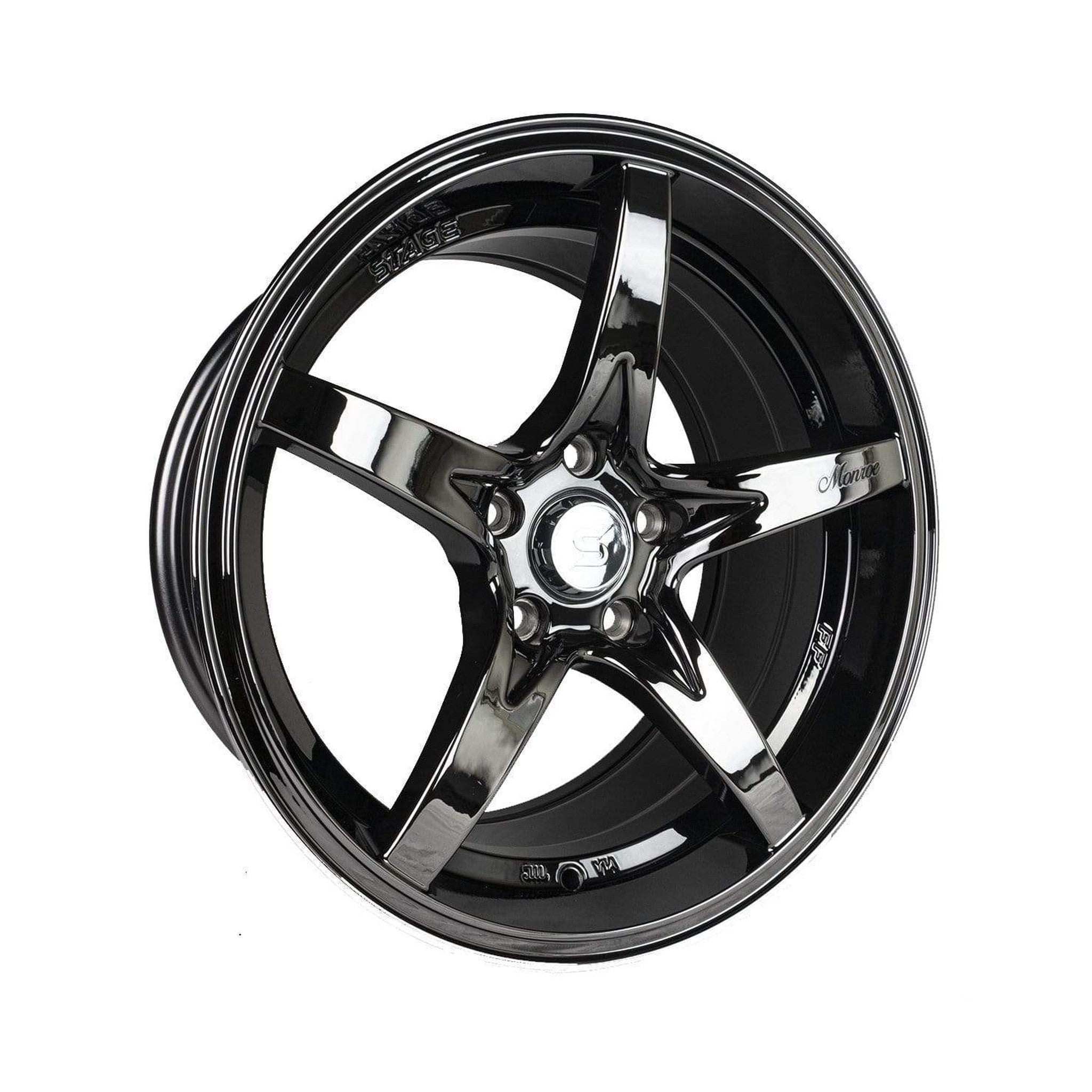 Stage Wheels Monroe 17x8.5 +30mm 5x114.3 CB: 73.1 Color: Black Chrome | MON2330513