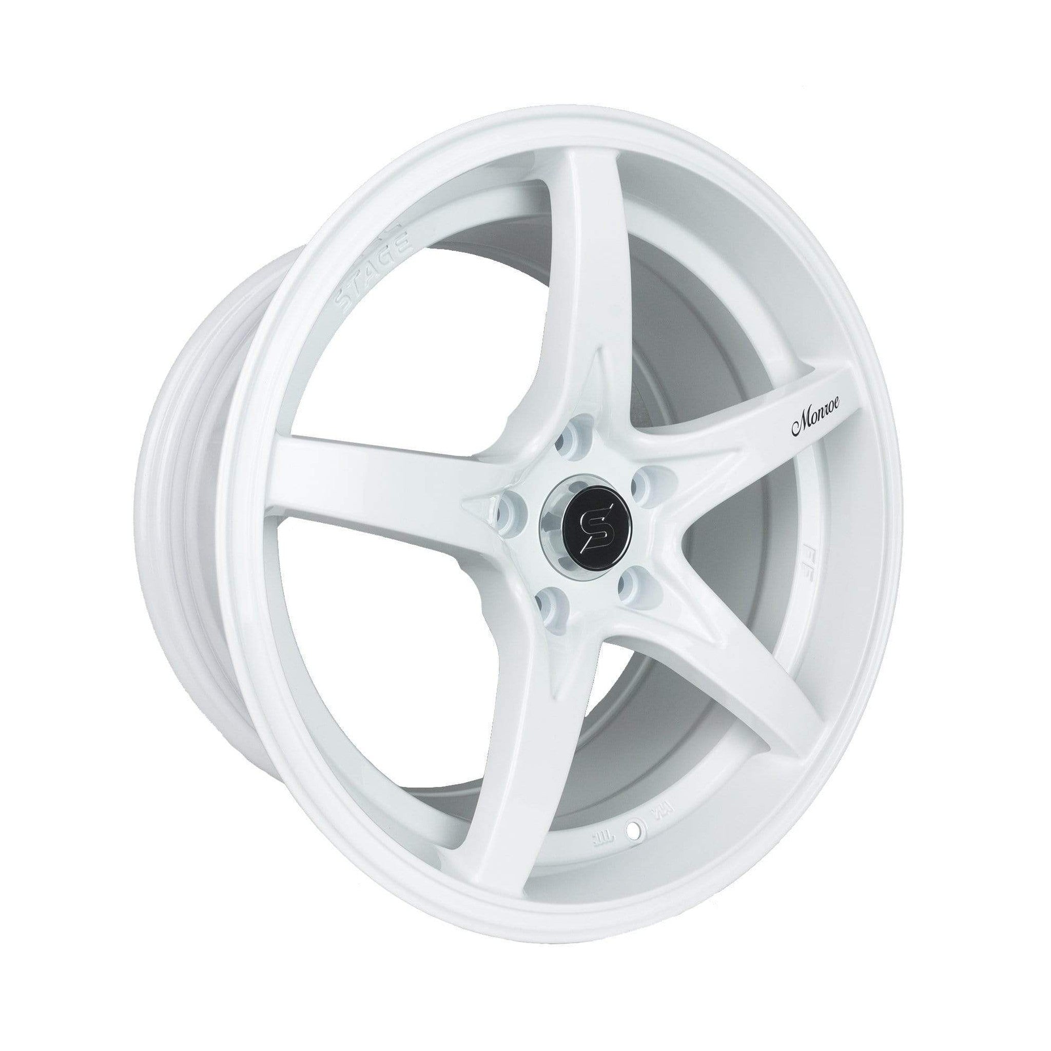 Stage Wheels Monroe 17x9 +12mm 5x120 CB: 74.1 Color: White