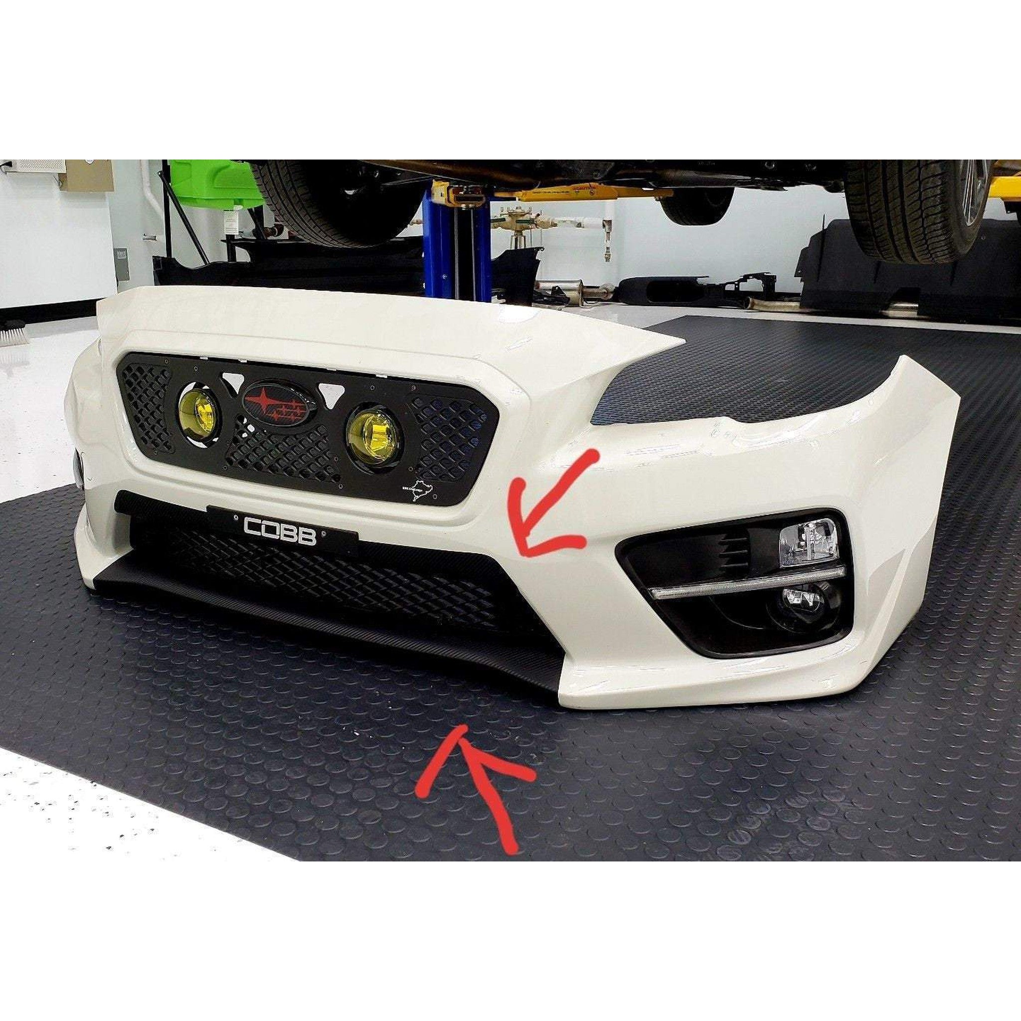 Sticker Fab 2018 Style Bumper Overlay Upper AND Lower Subaru WRX / STI 2015-2017