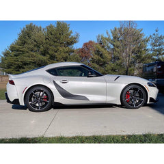 Sticker Fab 3D Carbon Door Trim Overlay / Garnish / Protector Toyota Supra 2020+