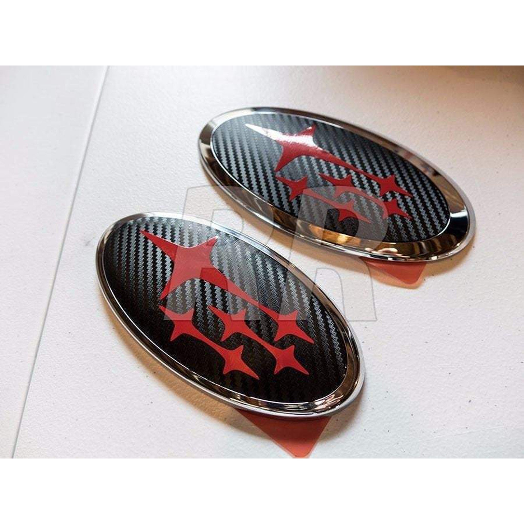 Sticker Fab 3D Carbon Fiber Emblem Overlays Subaru Ascent 2020-2021