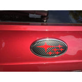 Sticker Fab 3D Carbon Fiber Emblem Overlays Subaru Outback 2015-2019
