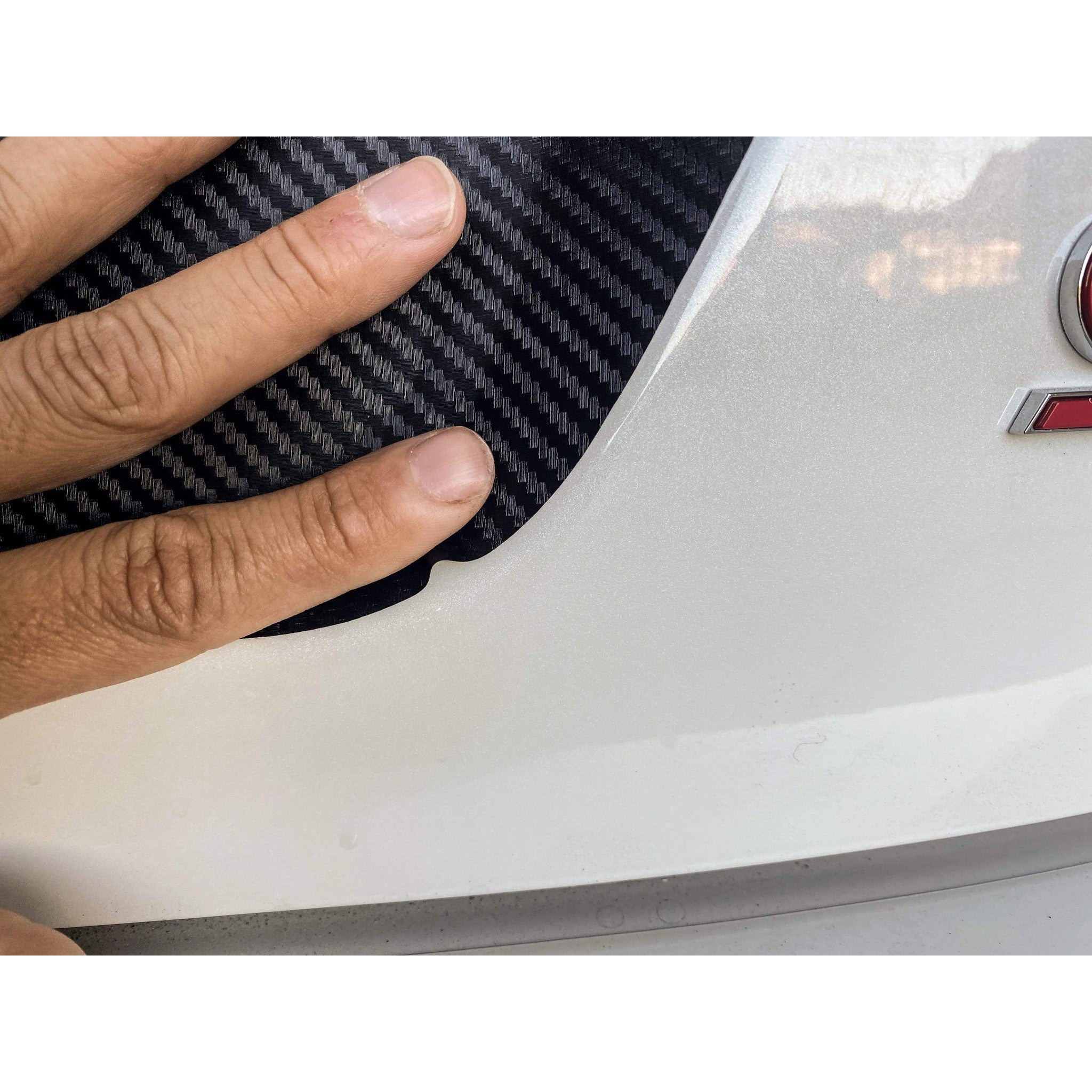 Sticker Fab 3D Carbon License Plate Panel Overlays - 2015-2021 Subaru WRX / STI