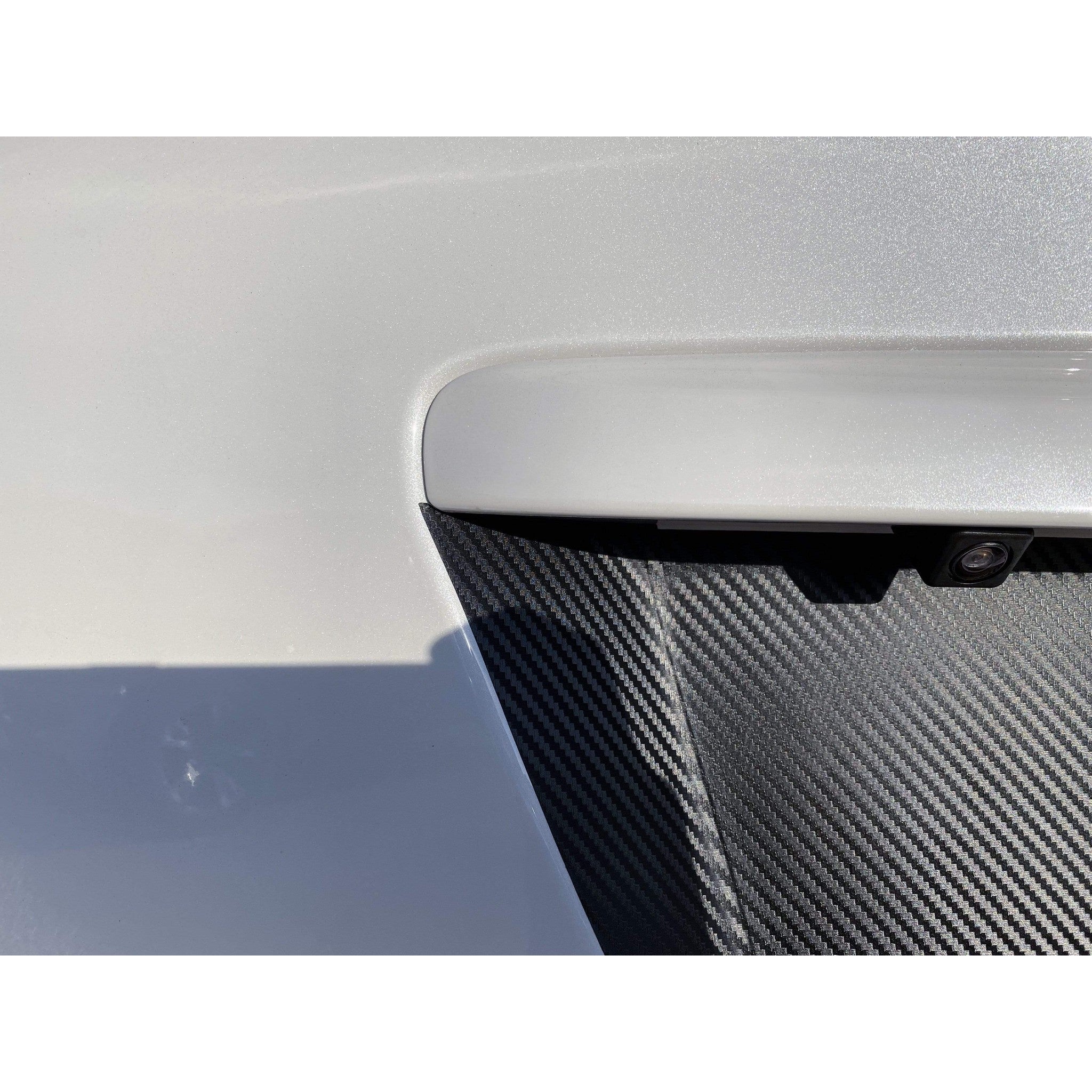 Sticker Fab 3D Carbon License Plate Panel Overlays - 2015-2021 Subaru WRX / STI