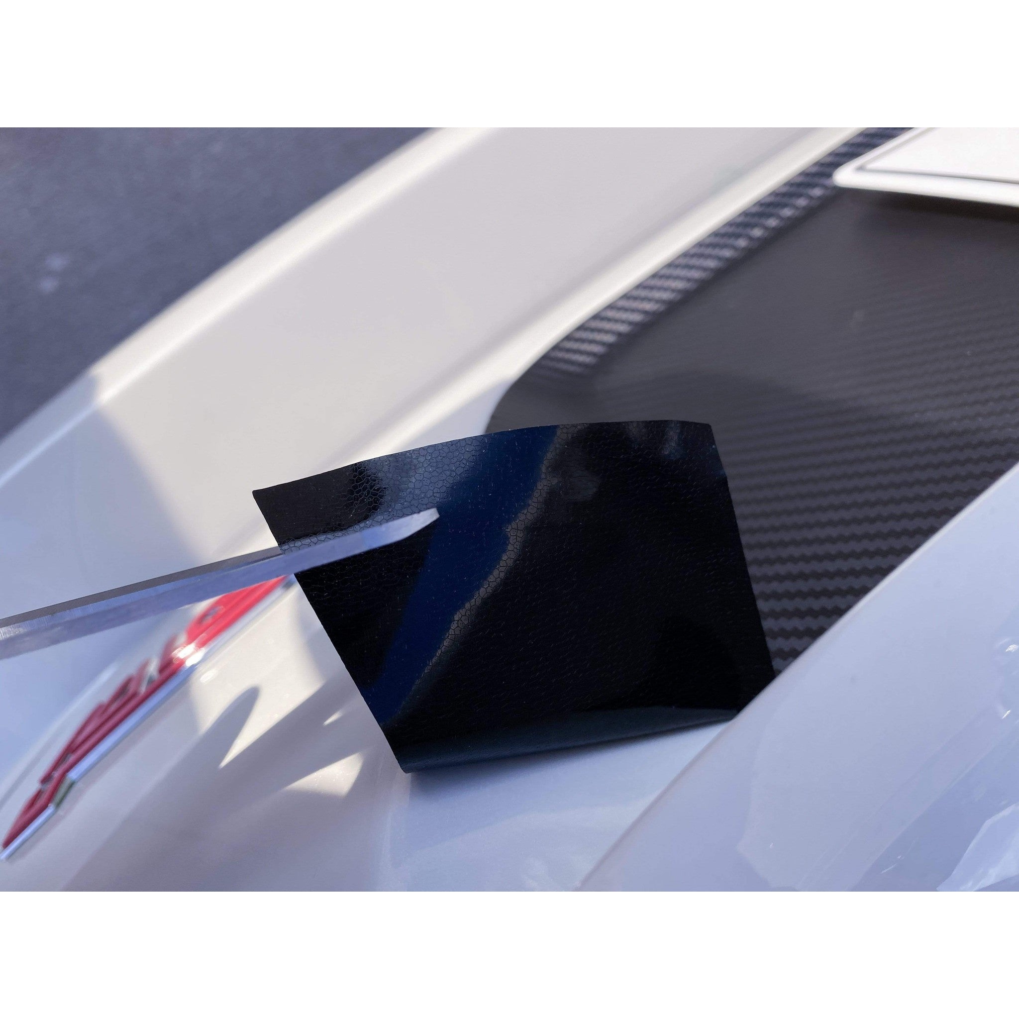 Sticker Fab 3D Carbon License Plate Panel Overlays - 2015-2021 Subaru WRX / STI