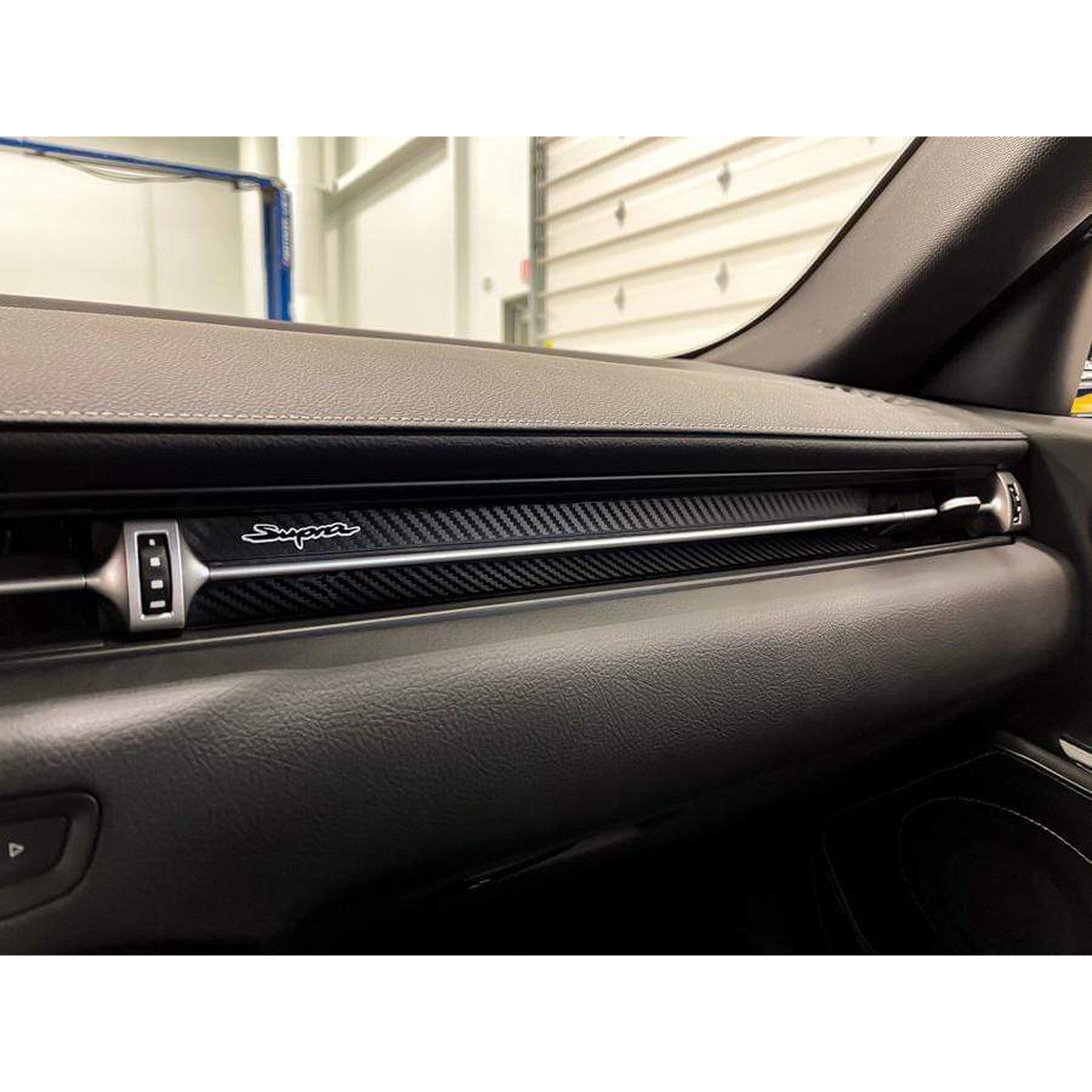 Sticker Fab 3D Carbon Passenger Side Dash Interior Overlay - 2020+ Supra