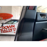Sticker Fab 3D Carbon Seatbelt / Pillar Panel Protection Kit (Scuff Guard) Subaru WRX / STI 2015-2021