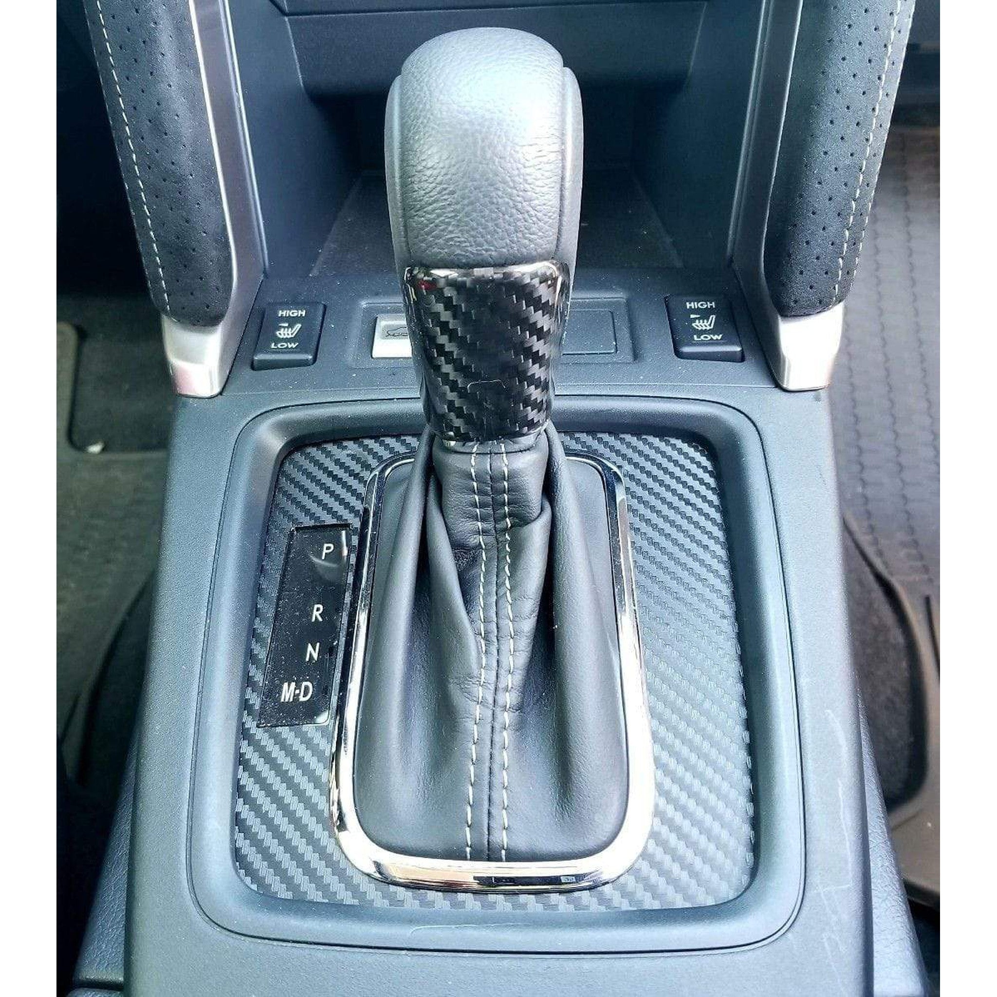 Sticker Fab 3D Carbon Shifter Overlay (LHD) WRX / Crosstrek / Forester CVT 2015-2017