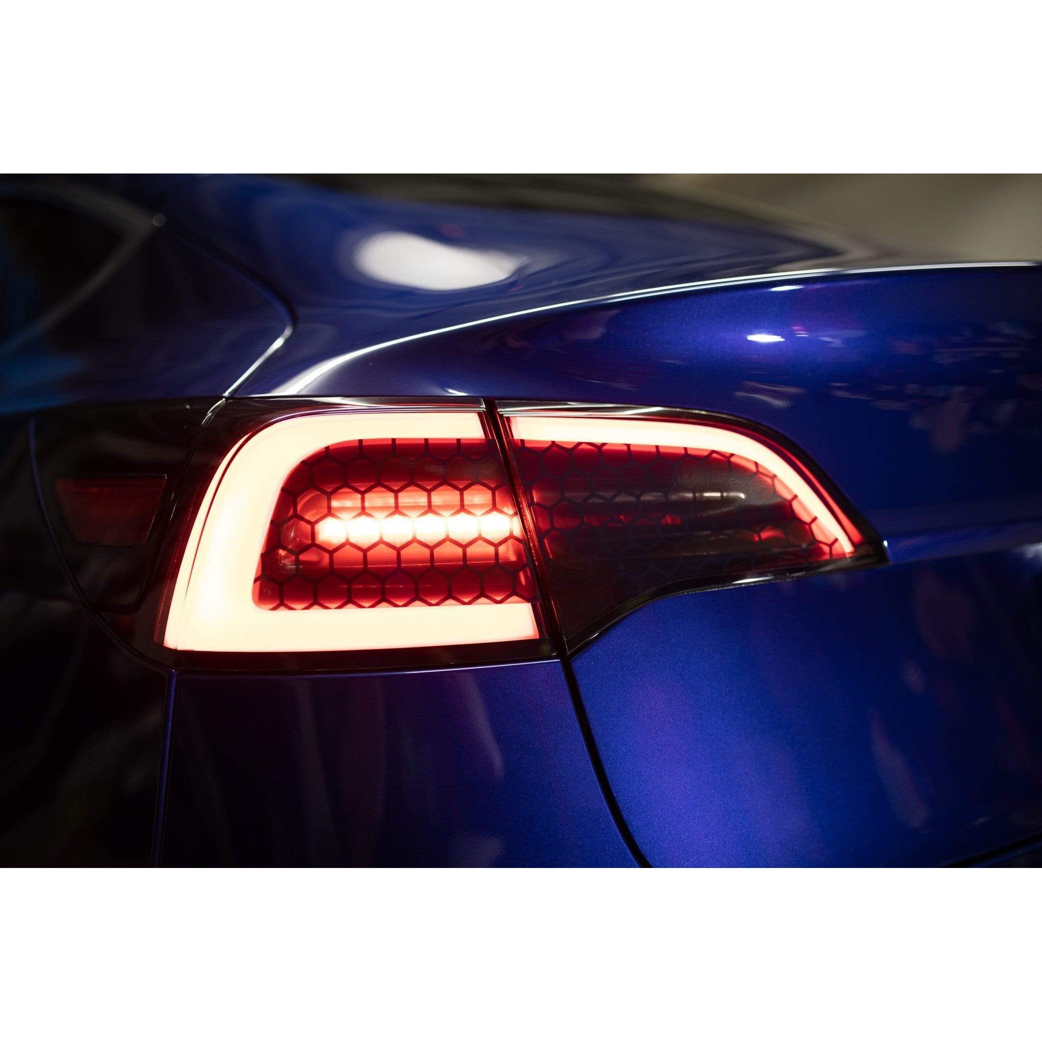 Sticker Fab Aftermarket Taillight Overlays - 2017-2021 Tesla Model 3 / Model Y