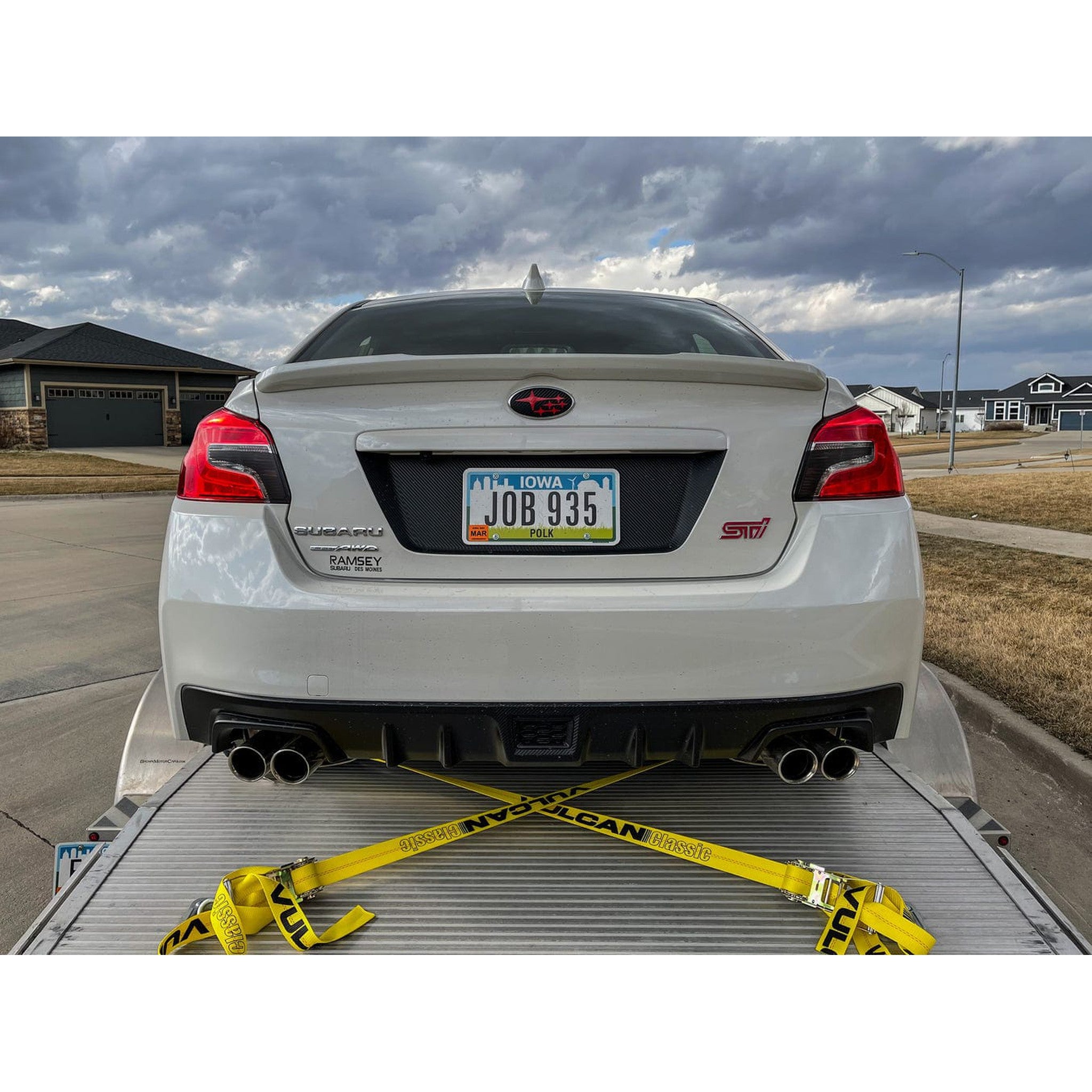 Sticker Fab Sticker Fab Front + Rear 3D Carbon Fiber Emblem Overlays Subaru WRX ...