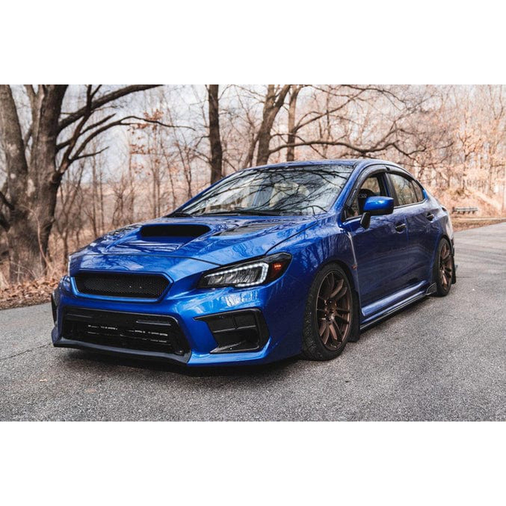 Sticker Fab OLM Hikari Headlight Smoked / Black Out Overlays Subaru 2015-2021 WRX / STI