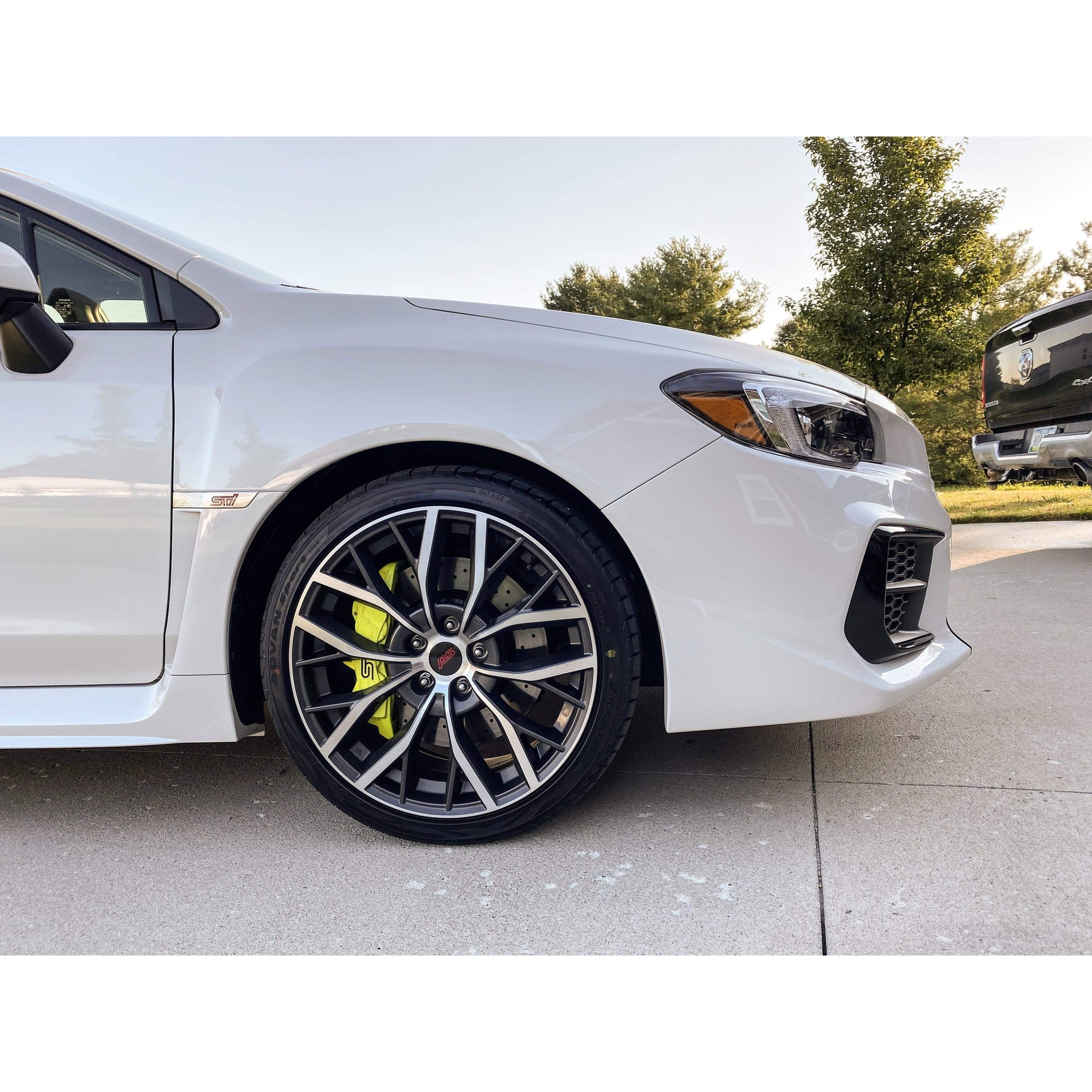 Sticker Fab Special Edition Dark Smoke Carbon Fiber Headlight Overlays Subaru WRX / STI 2015-2021