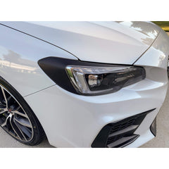 Sticker Fab Special Edition Dark Smoke Carbon Fiber Headlight Overlays Subaru WRX / STI 2015-2021