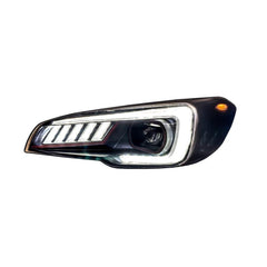 Sticker Fab Special Edition Dark Smoke Carbon Fiber SubiSpeed Headlight Overlays - 2015-2021 WRX / STI