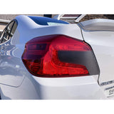Sticker Fab Special Edition Dark Smoke Carbon Fiber Tail Light Overlays Subaru WRX / STI 2015-2021