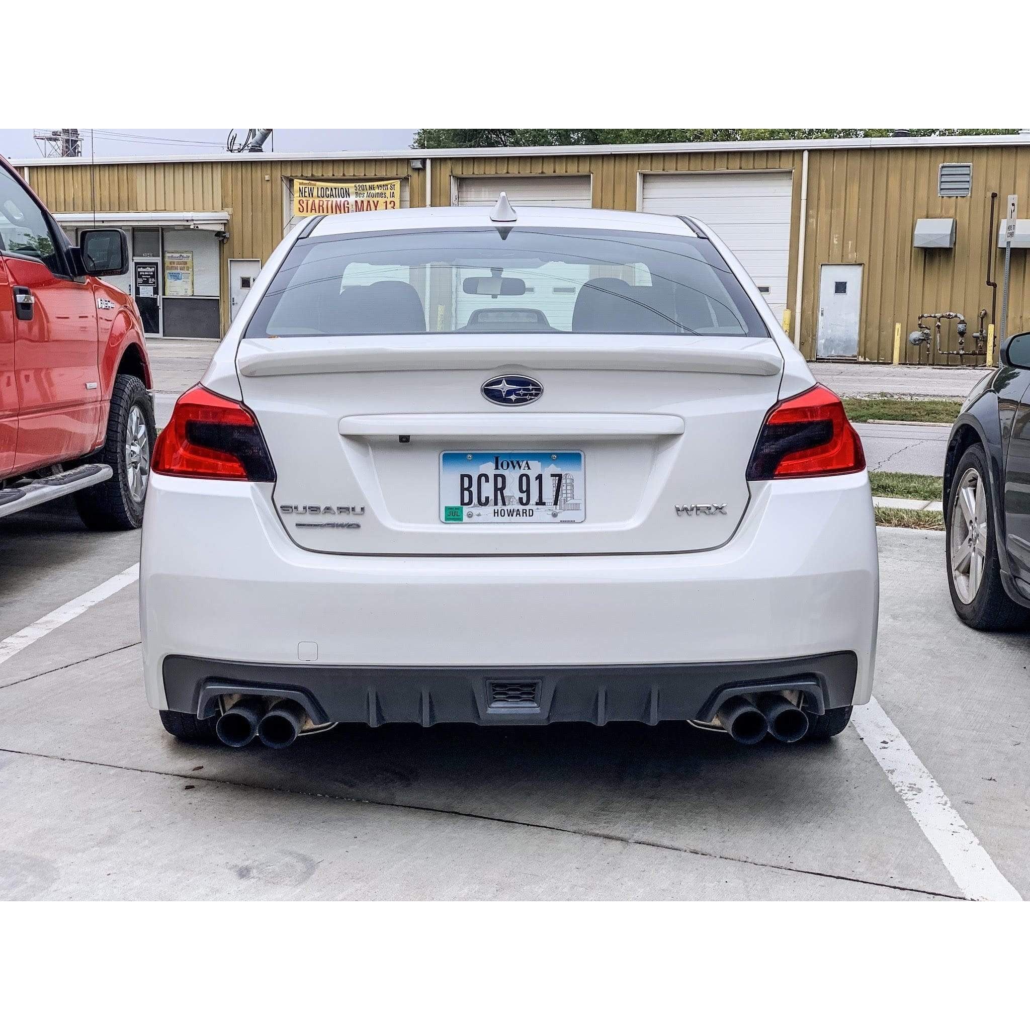 Sticker Fab Special Edition Dark Smoke Honeycomb Tail Light Overlays Subaru WRX / STI 2015-2021