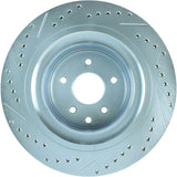StopTech Select Sport Slotted & Drilled Brake Rotor Rear Left Nissan 370Z 2009-2020 | 227.42101L