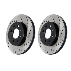 StopTech Sport Axle Pack Drilled Rear Brake Kit Subaru WRX 2003-2005 | 979.47002R