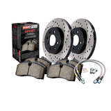 StopTech Sport Axle Pack Drilled Rear Brake Kit Subaru WRX 2003-2005 | 979.47002R