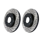 StopTech Sport Axle Pack Drilled/Slotted Front and Rear Brake Kit Subaru STI 2004 | 978.47005
