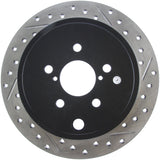StopTech Sport Axle Pack Drilled/Slotted Rear Brake Kit Subaru WRX 2008 | 978.47007R