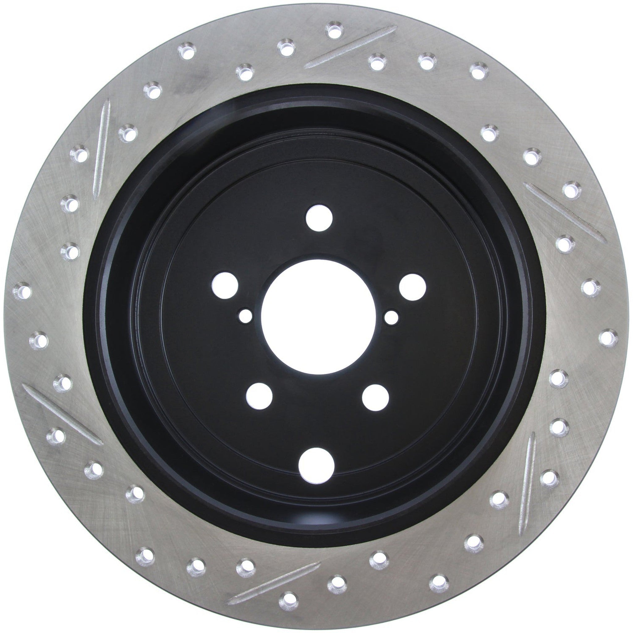 StopTech Sport Axle Pack Drilled/Slotted Rear Brake Kit Subaru WRX 2008 | 978.47007R