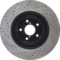 StopTech Sport Drilled & Slotted Brake Rotor Front Left Subaru WRX 2009-2014 | 127.47021L