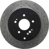 StopTech Sport Drilled & Slotted Brake Rotor Rear Left Hyundai Genesis Coupe w/ Brembo 2010-2016 | 127.51035L