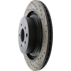 StopTech Sport Drilled + Slotted Brake Rotor Rear Left Nissan 370z 2009-2020 / Infiniti G37 2008-2013 | 127.42101L