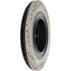StopTech Sport Drilled + Slotted Brake Rotor Rear Left Nissan 370z 2009-2020 / Infiniti G37 2008-2013 | 127.42101L