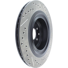 StopTech Sport Drilled + Slotted Brake Rotor Rear Right Nissan 370z 2009-2020 / Infiniti G37 2008-2013 | 127.42101R