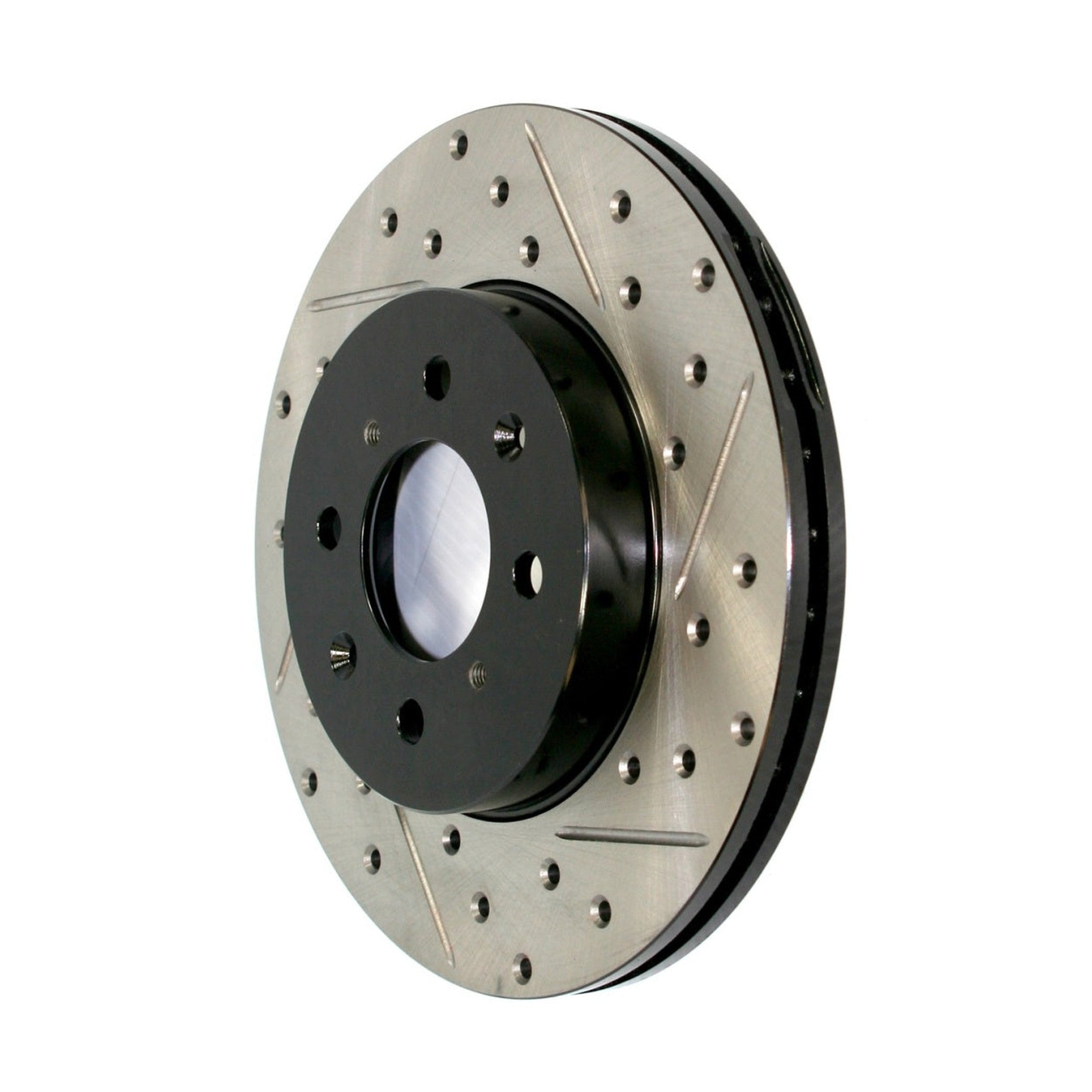 StopTech Sport Drilled & Slotted Rotor Rear Right Subaru WRX w/o Eyesight Tech 2015-2021 | 127.47032R