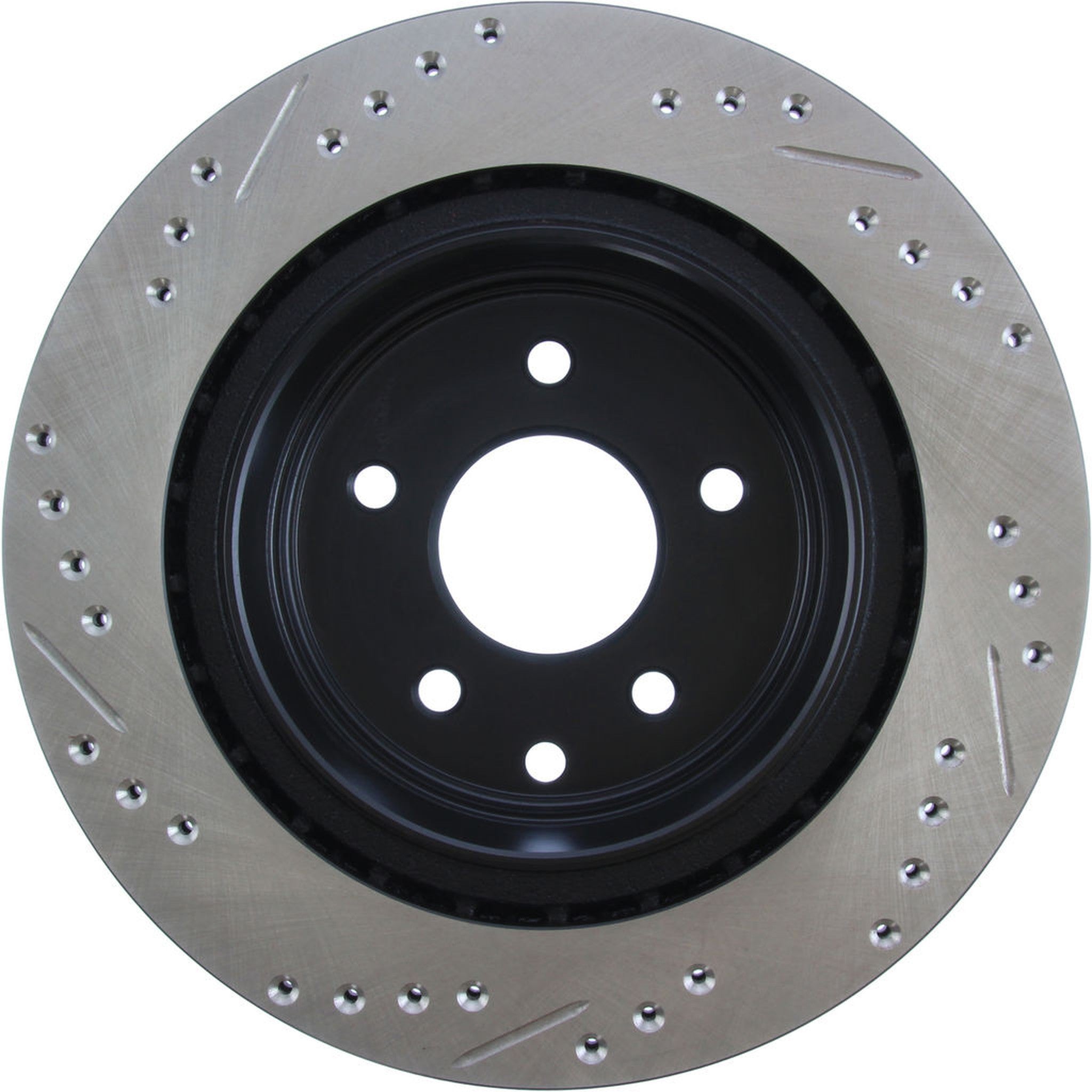 StopTech Sport Slotted + Drilled Brake Rotor Rear Left 350Z / 370z / G35 / G37 2005-2020 | 127.42088L