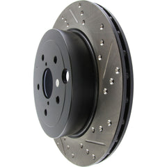 StopTech Sport Slotted + Drilled Brake Rotor Rear Left Subaru STI 2008-2017 | 127.47030L
