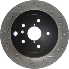 StopTech Sport Slotted + Drilled Brake Rotor Rear Left Subaru STI 2008-2017 | 127.47030L