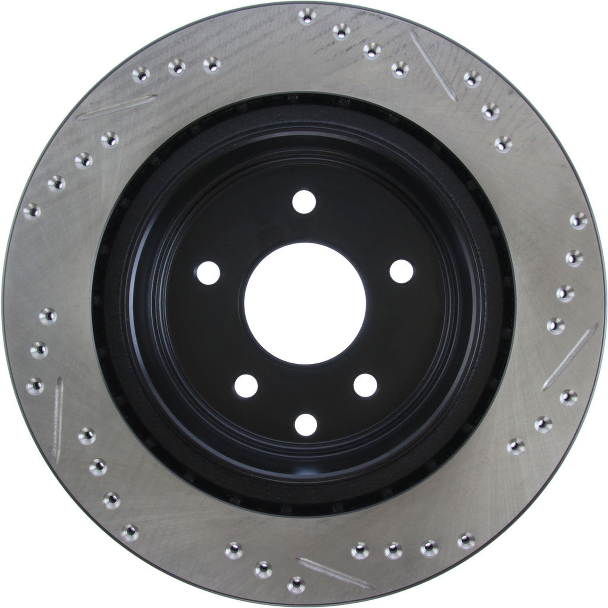 StopTech Sport Slotted + Drilled Brake Rotor Rear Right 350Z / 370z / G35/ G37 2005-2020 | 127.42088R