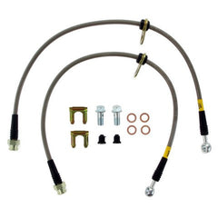 StopTech Stainless Steel Front Brake Lines Mitsubishi Evo 8 / Evo 9 2003-2006 | 950.46005