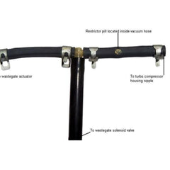 Subaru OEM Turbo Vacuum Lines with T-Fitting & Restrictor Pill required for AccessPort STI 2007 | SUB-14447AA140