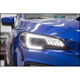SubiSpeed LED Headlights DRL + Sequential Turns Subaru WRX Limited / STI 2018-2021 | SS15WRXHL-SQ2-18KIT