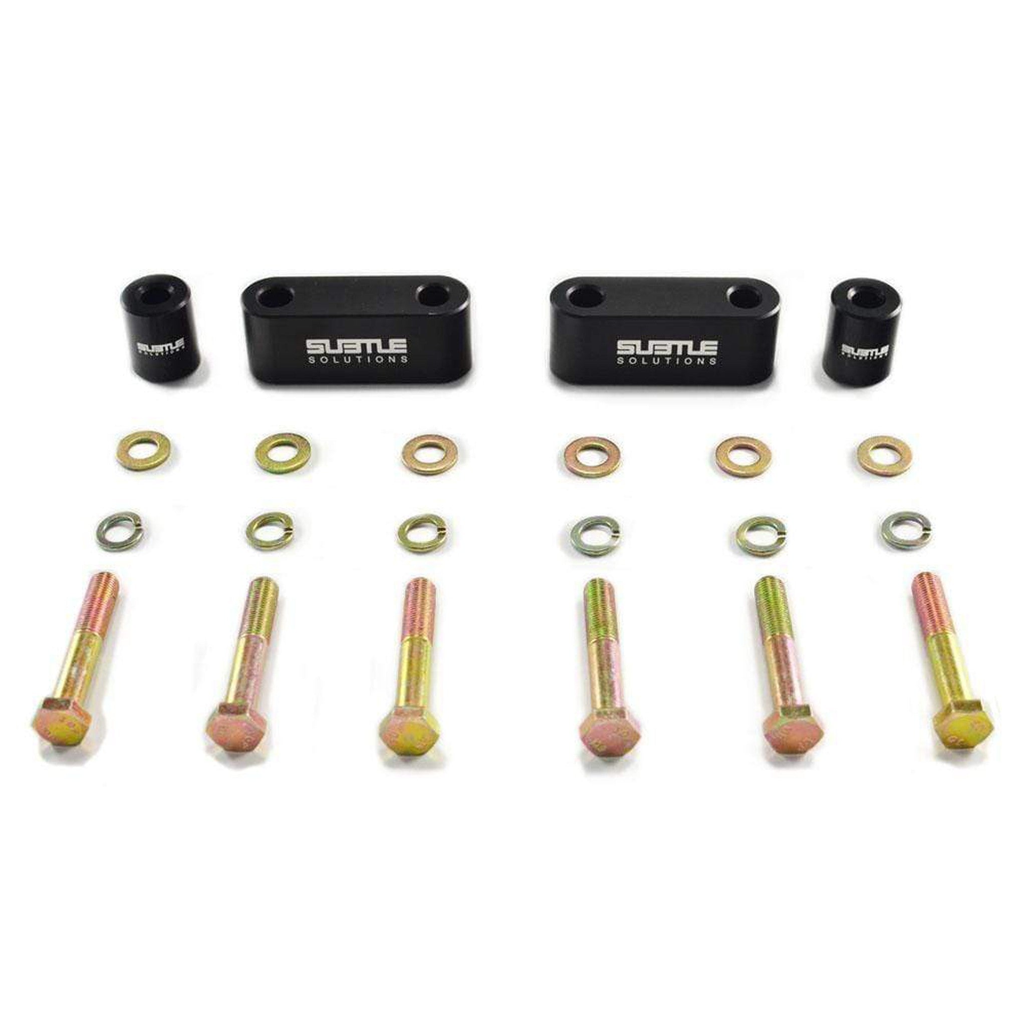 Subtle Solution 1.5in Trailing Arm Spacers Rear Impreza 1993-2007 / Legacy / Outback 1995-1998 / Forester 1998-2008 | SUS-15TA-ABK