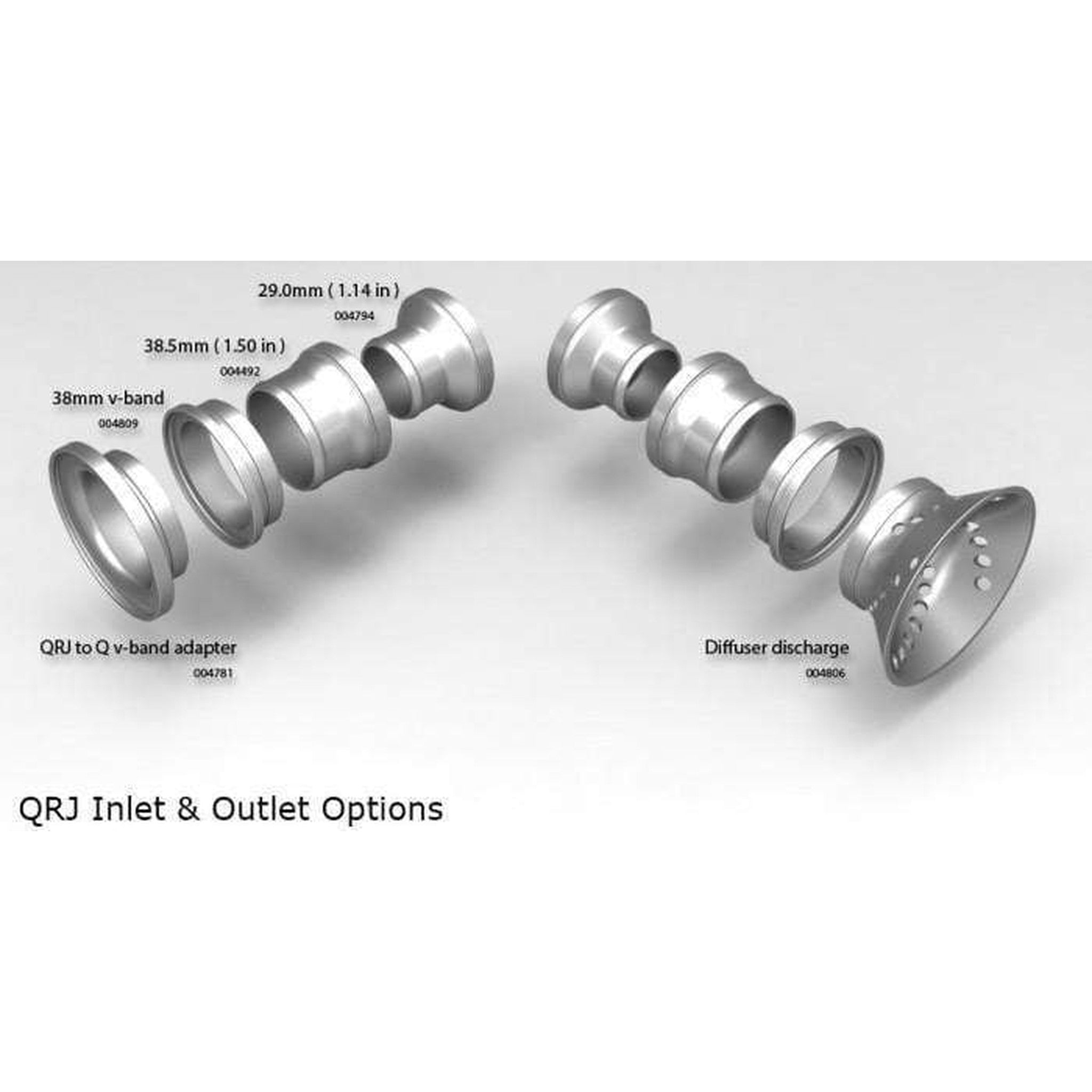 Tial QRJ Recirculating Blow Off Valve 3psi Spring - Silver - 004724